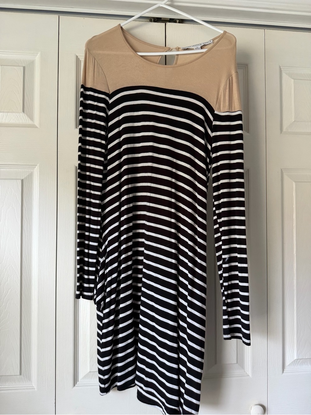 HYFVE Neutral Tan Scoop Neck Top